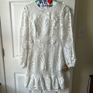 White Lace cocktail dress